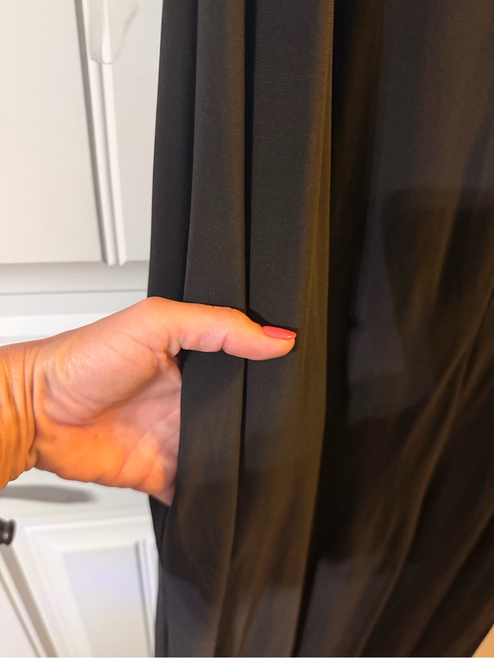 C Black Maxi Sleeveless Flow Dress - Picture 2 of 5